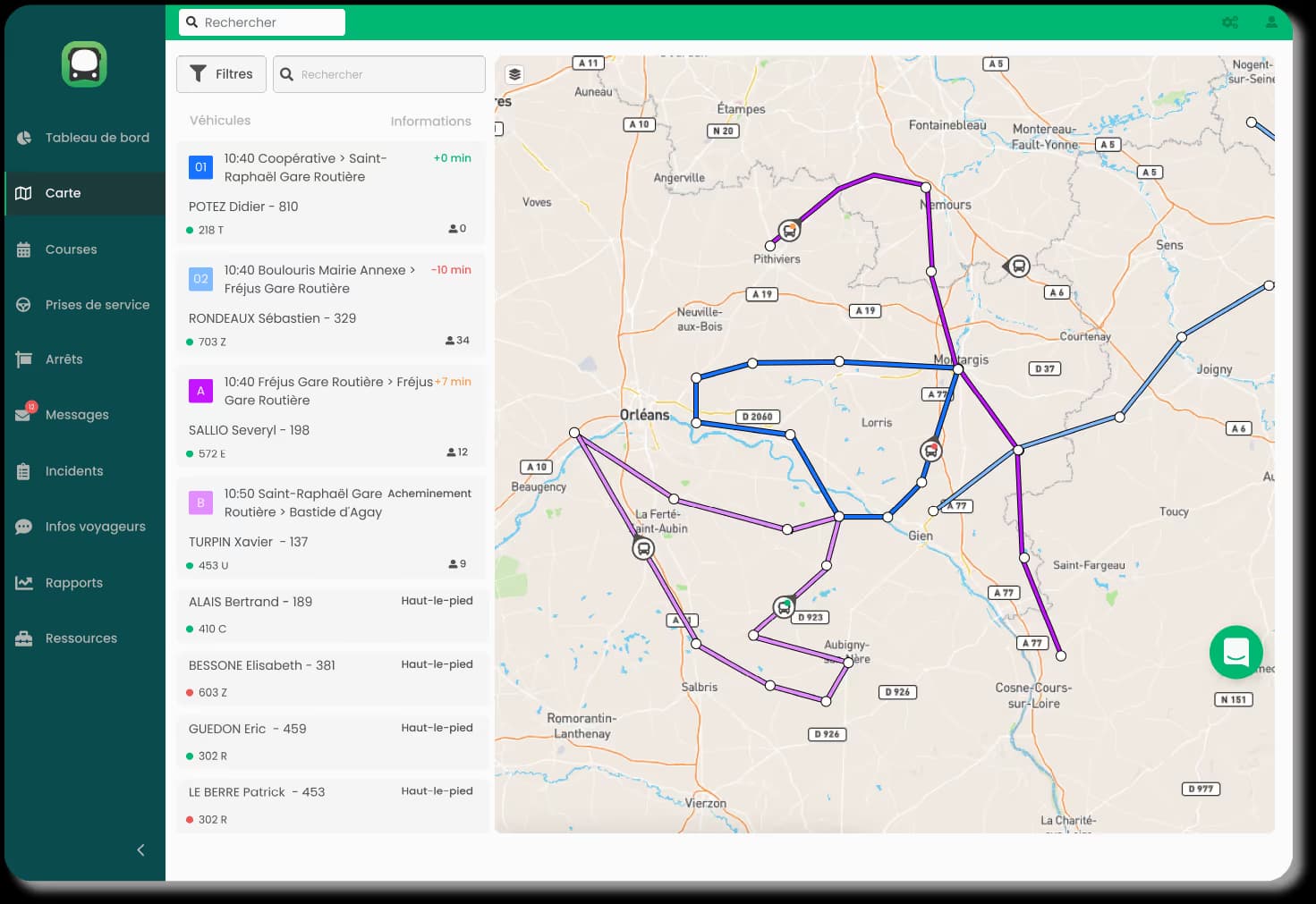 Real-Time Vehicle Tracking